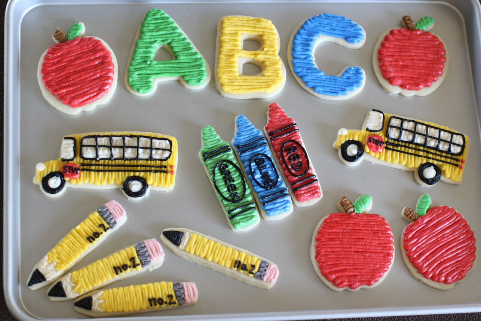 ABC Crayola Cookies Jenny Cookies
