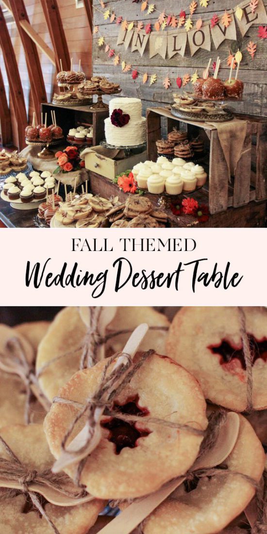 Fall Dessert Table Falling in Love Jenny Cookies