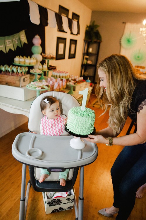 Riley Mesnick S 1st Birthday Party Ice Cream Shop Jenny Cookies