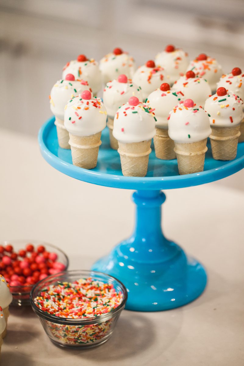 Ice Cream Cone Cake Pops Jenny Cookies