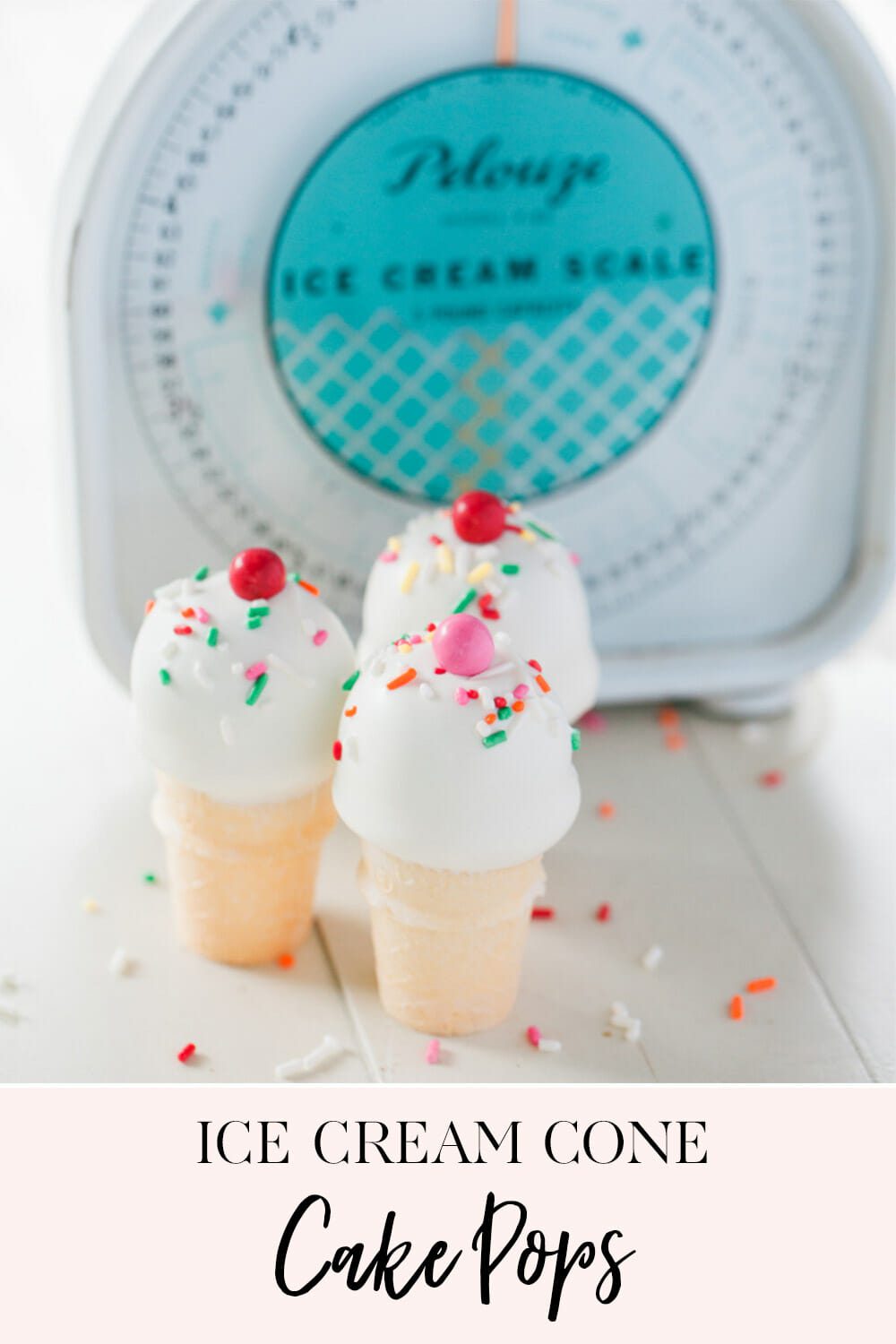 Ice Cream Cone Cake Pops Jenny Cookies