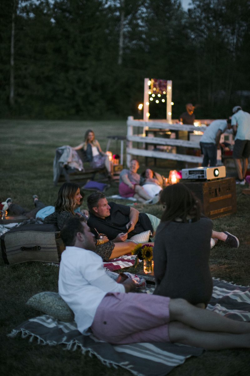 How To Throw an Outdoor Movie Party Jenny Cookies