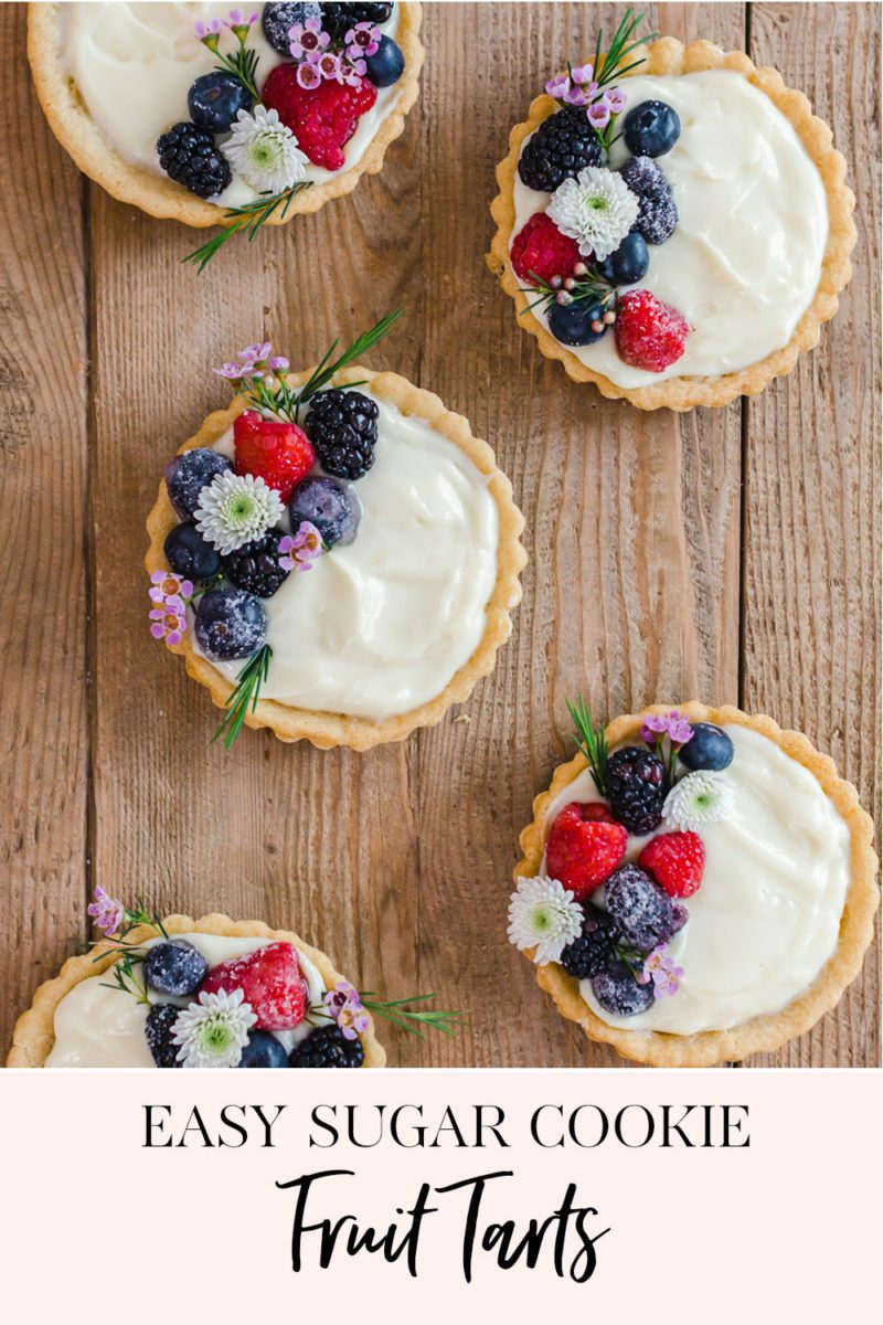 Easy Sugar Cookie Fruit Tarts Jenny Cookies