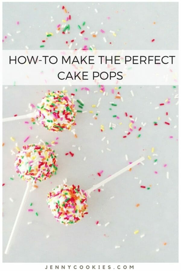 How to Make the Perfect Cake Pops | cake pop recipe ideas | how to make cake pops | fun dessert recipes | cake pop tutorials | easy cake pop recipes | kid friendly dessert recipes | party dessert recipes || JennyCookies.com