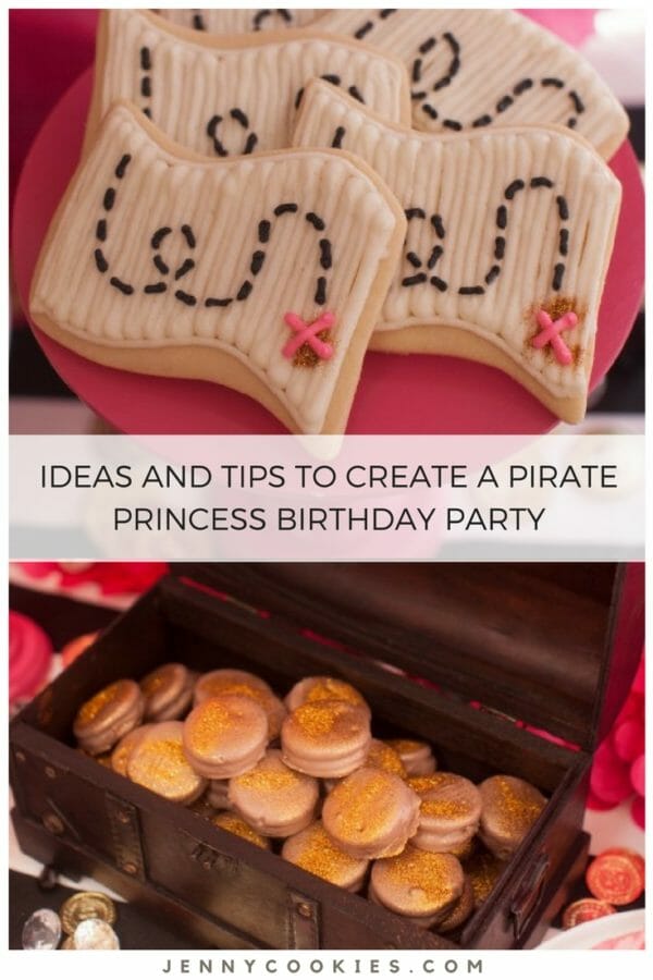 Pirate Princess Party | Harper Thiessen Turns 3! | toddler birthday party ideas | birthday parties for girls | princess themed birthday party | how to throw a toddler birthday party | three year old birthday party ideas | birthday party ideas for kids || JennyCookies.com 
