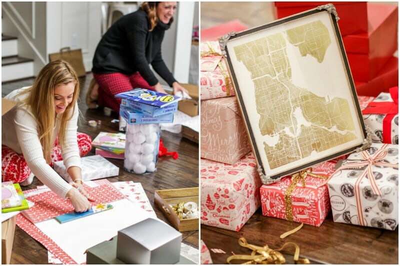 How to Host a Ladies Gift Wrapping Party | holiday party ideas | Christmas party ideas | seasonal party ideas | gift wrap parties | gift wrapping parties || JennyCookies.com #giftwrapping #giftwrapparty #wrappingparty #holidayparty 