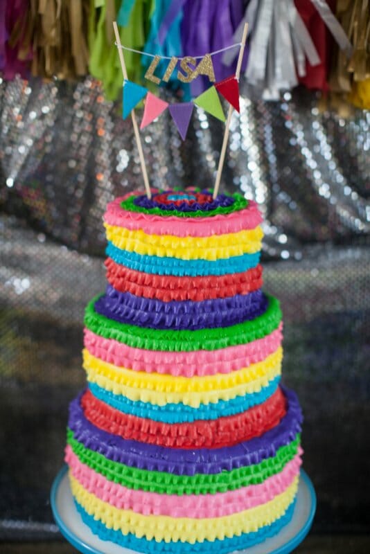How to Throw a Fiesta Themed Birthday Party | 50th birthday party ideas | adult birthday party ideas | fiesta party decor | diy fiesta theme party || JennyCookies.com #fiestaparty #5othbirthday #fiestadecor
