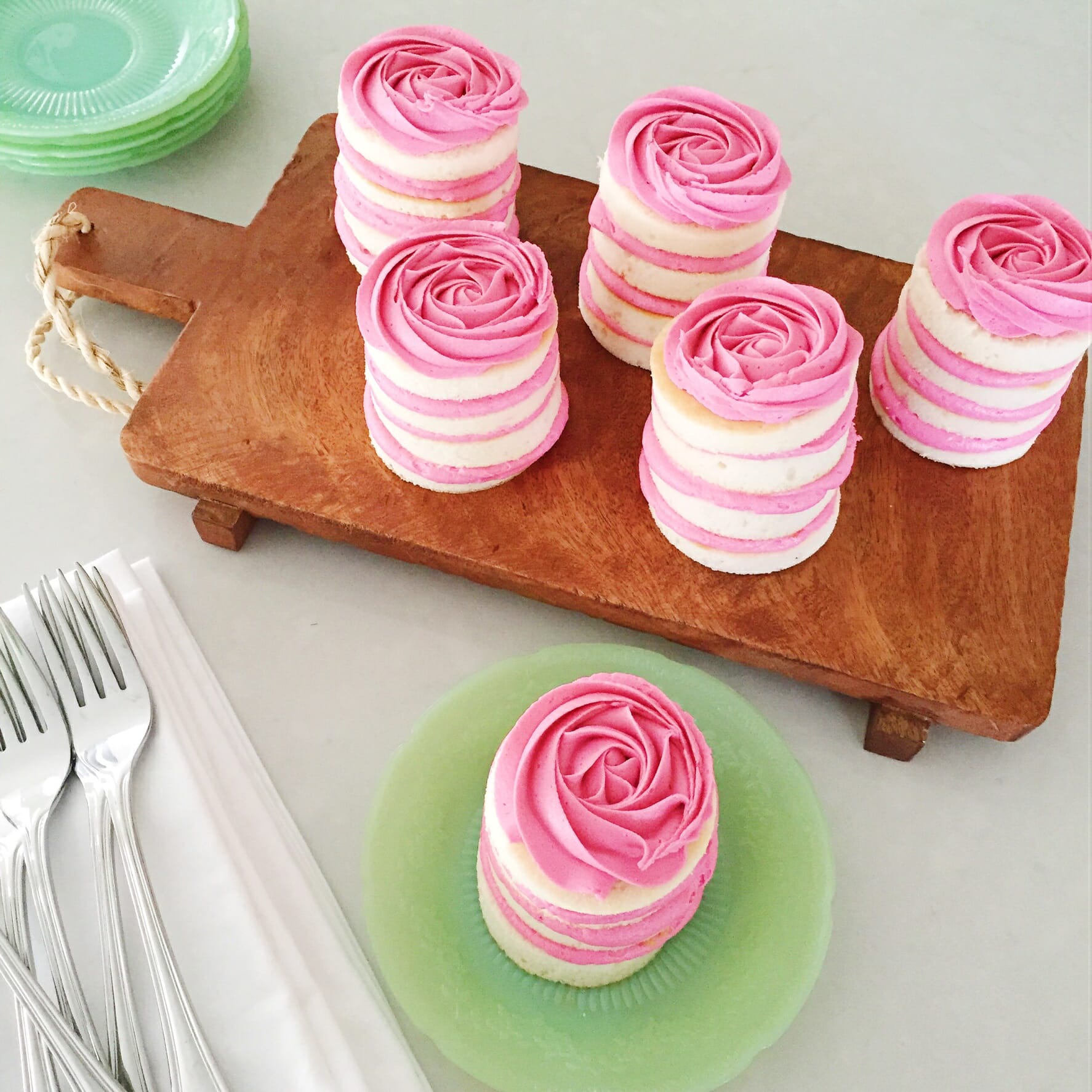 Mini Rose Cake Recipe | Mother's Day Treat