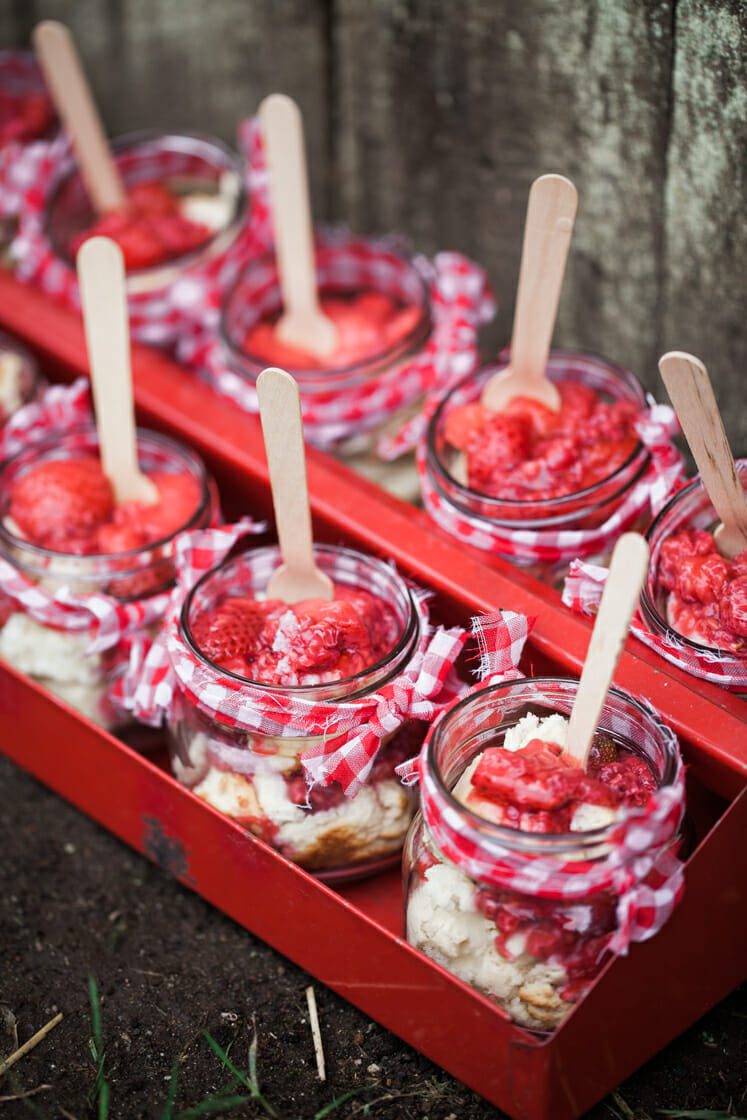 How To Make Strawberry Shortcake in Jars