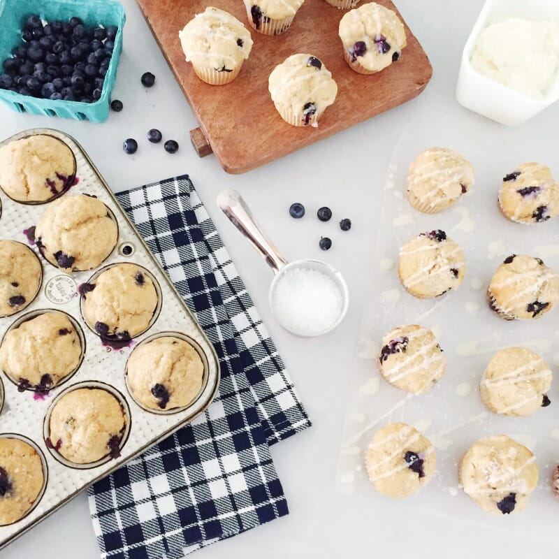 Healthy Blueberry Muffin Recipe | homemade blueberry muffin recipe . | blueberry muffin recipe healthy | easy blueberry muffin recipes | how to make blueberry muffins | homemade muffin recipes || JennyCookies.com