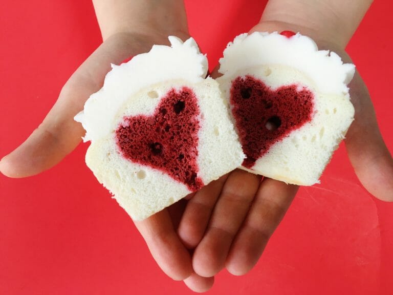 How to Bake a Heart Inside a Cupcake