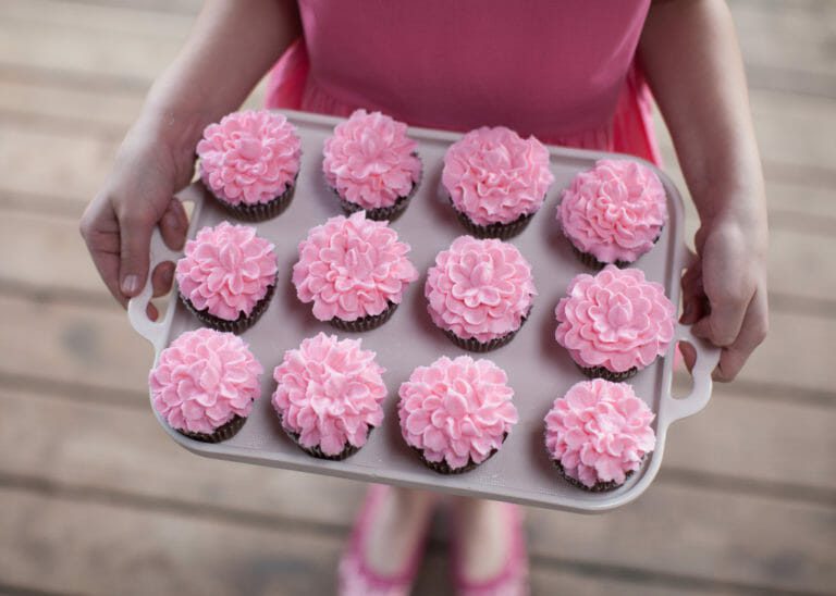 How to Make Ruffle Flower Cupcakes