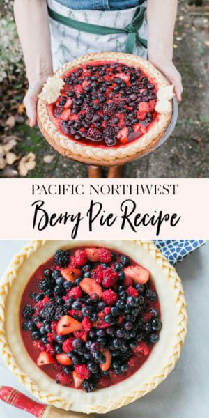 Pacific Northwest Berry Pie Recipe | homemade berry pie | berry pie recipe | homemade pie recipes | easy pie recipes | holiday pie recipes | thanksgiving pie recipes || JennyCookies.com #recipe #pie #thanksgiving #thanksgivingpie #dessert #berrypie #homemadepie #pierecipe #holidaydesserts #jennycookies
