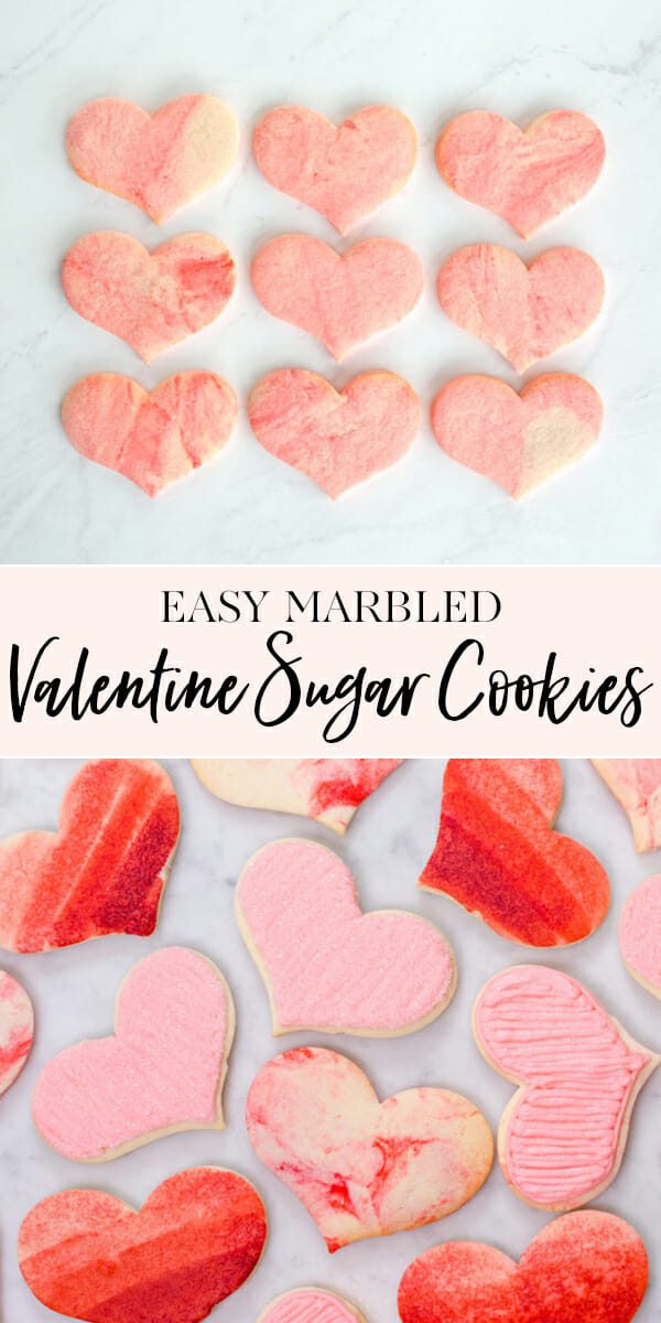 Easy Marbled Sugar Cookies - Jenny Cookies