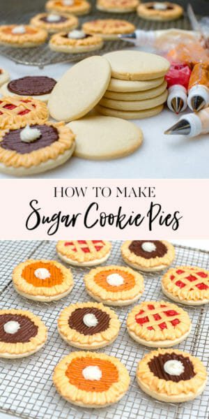 How to Make Sugar Cookie Pies - Jenny Cookies