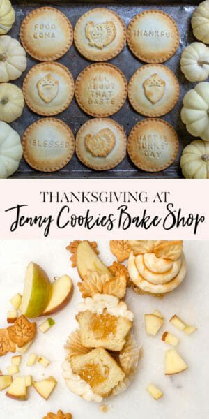 Thanksgiving at Jenny Cookies Bake Shop || JennyCookies.com #thanksgiving #thanksgivingcookies #decoratedcookies #jennycookies