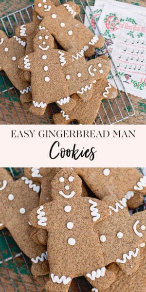 Easy Gingerbread Man Cookies