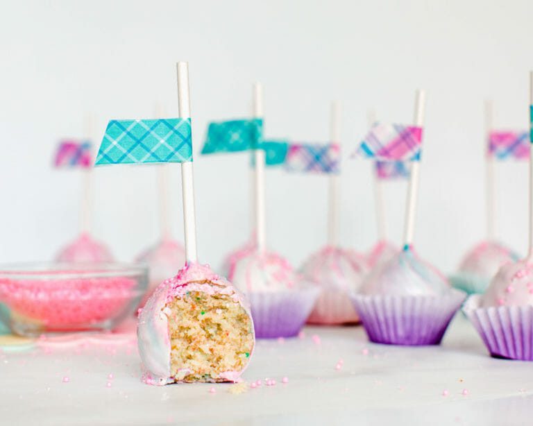 How to Make Marbled Cake Pops