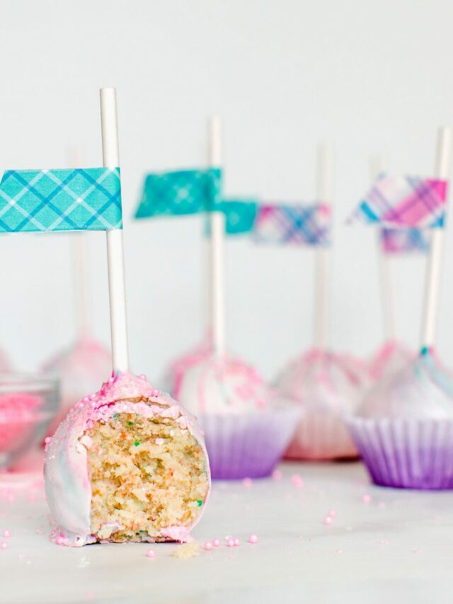 marbled cake pops