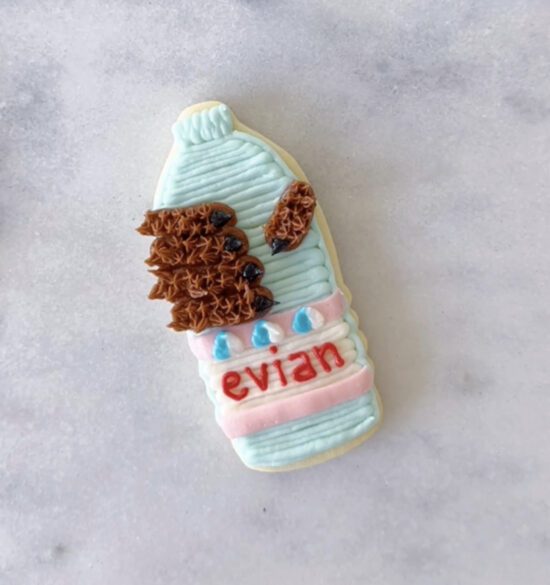 Monster Sugar Cookies with evian