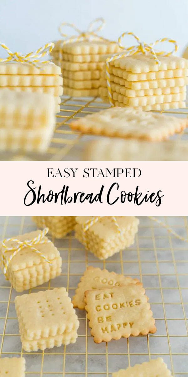 Stamped Shortbread Cookies 