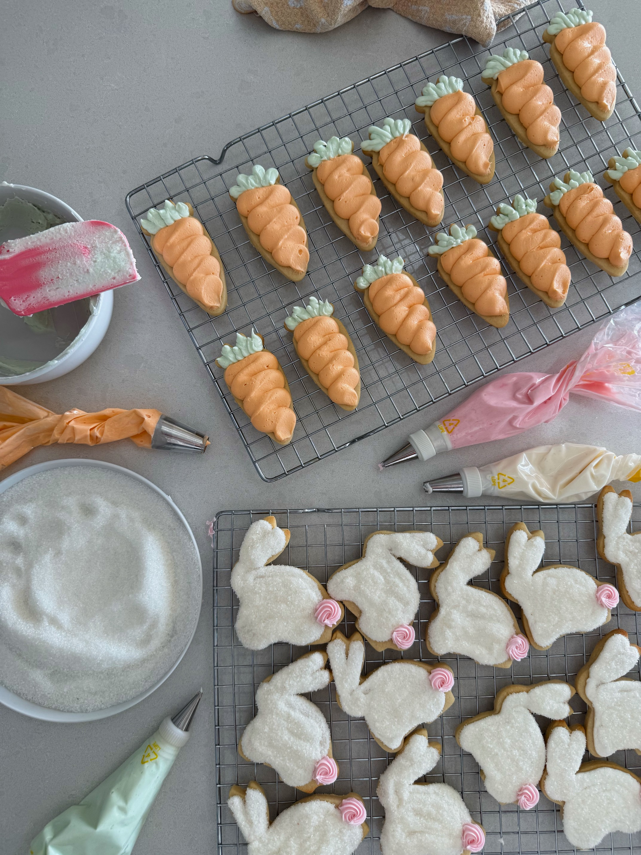 Easter Decorated Sugar Cookies