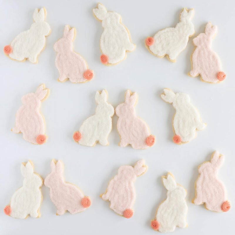 easter bunny cookies