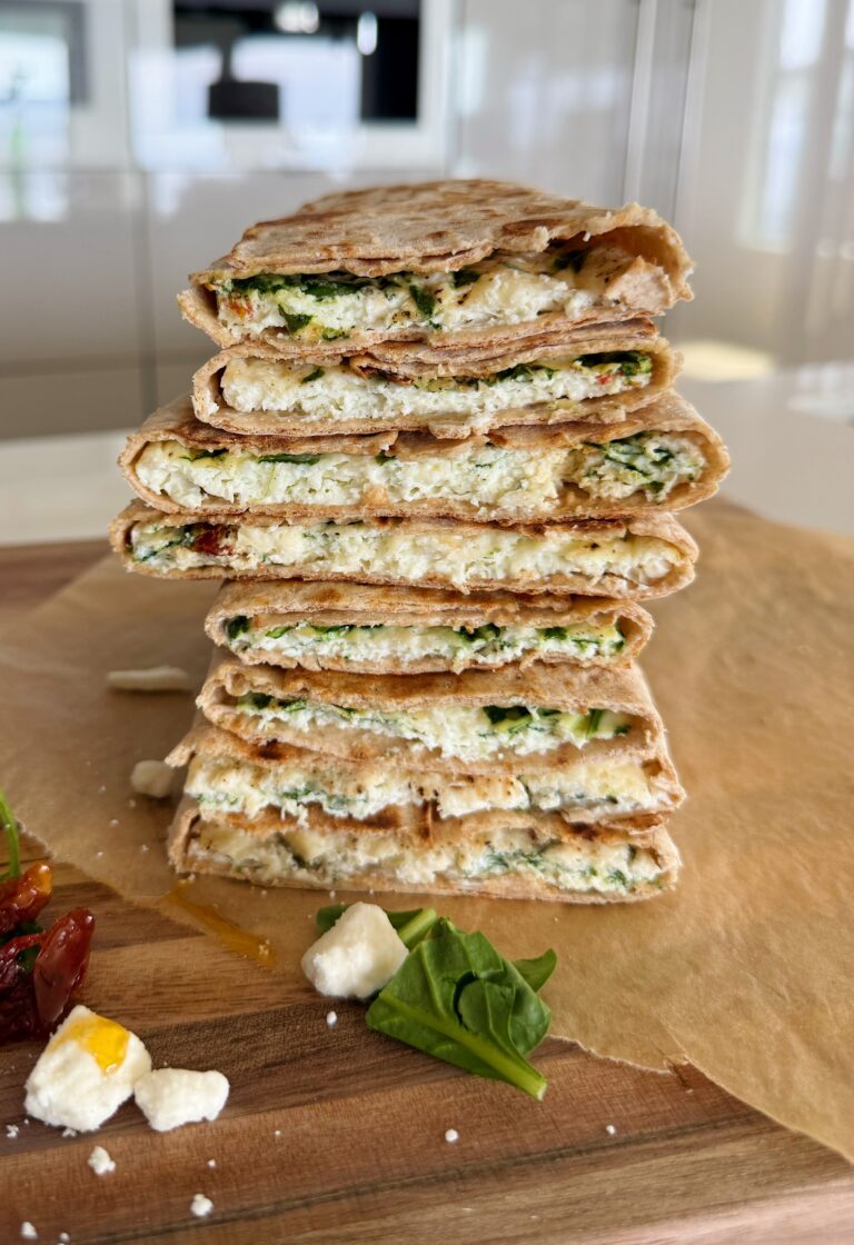 Homemade Starbucks Spinach & Feta Egg White Wraps