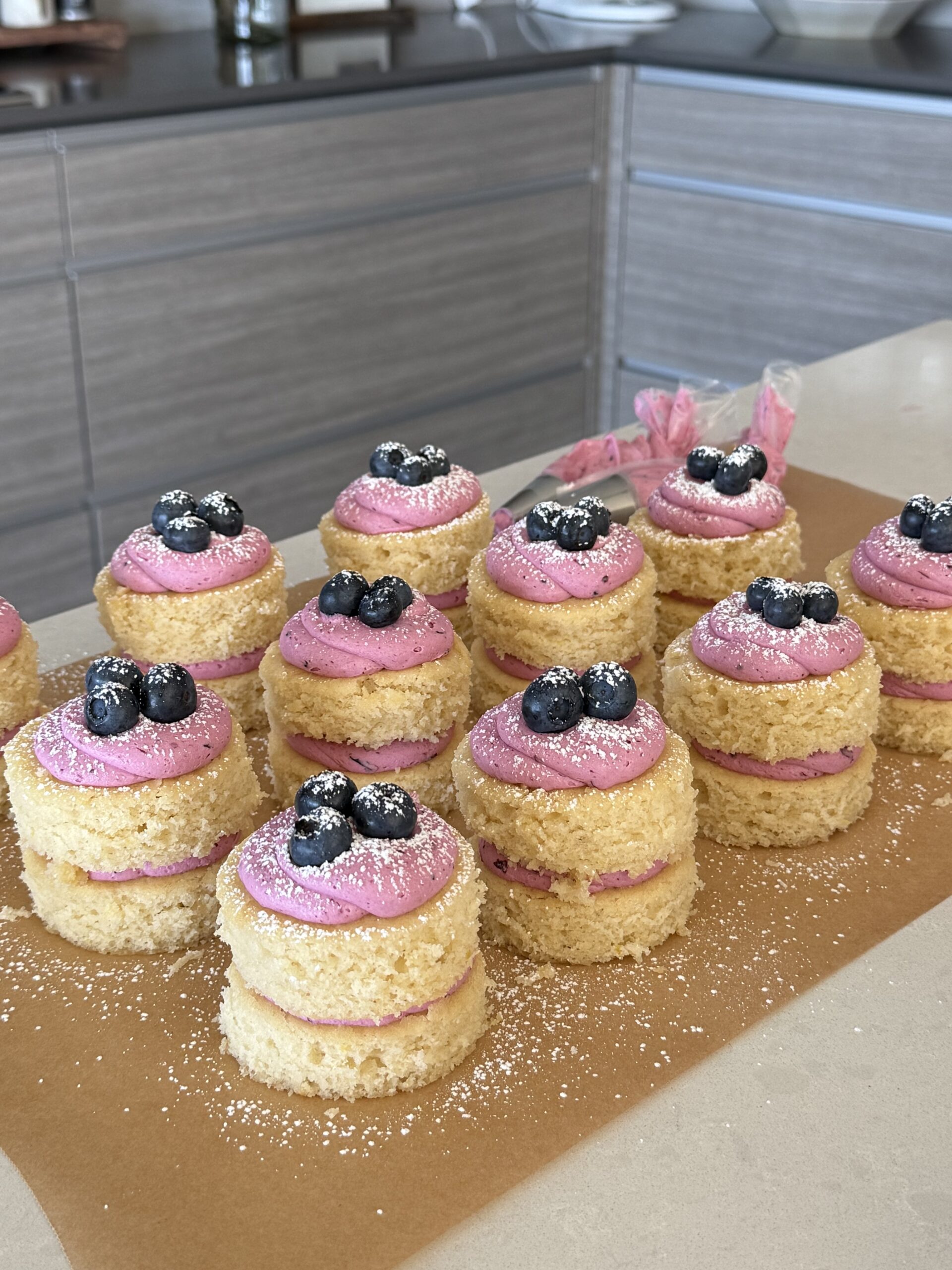 Lemon Blueberry Mini Cakes