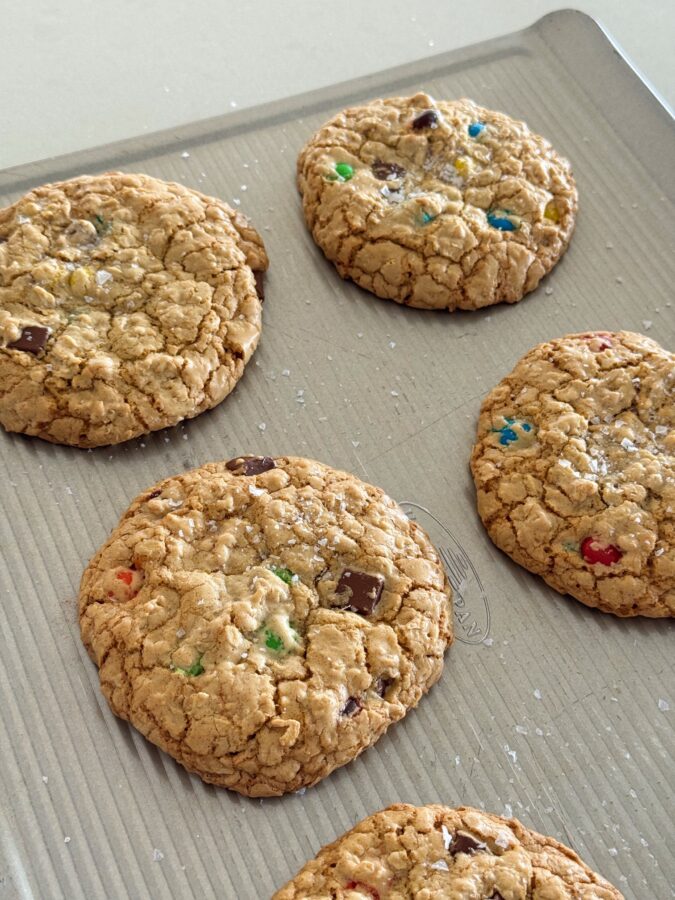 oatmeal m&m cookies