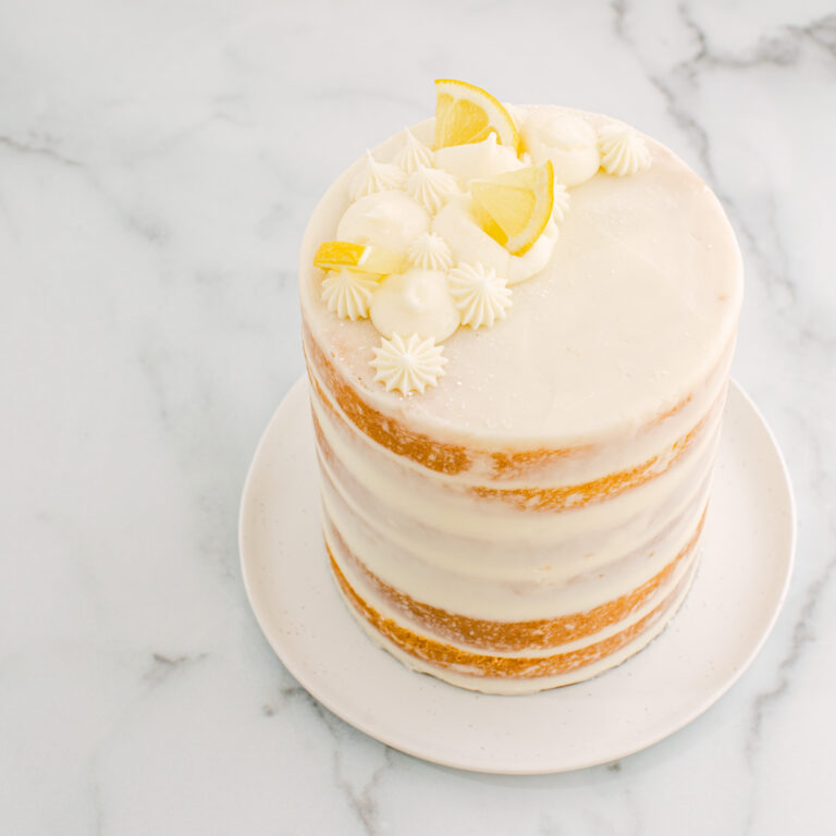 Lemon Cake with Lemon Buttercream