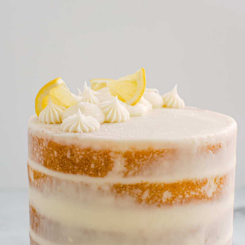 lemon layered cake