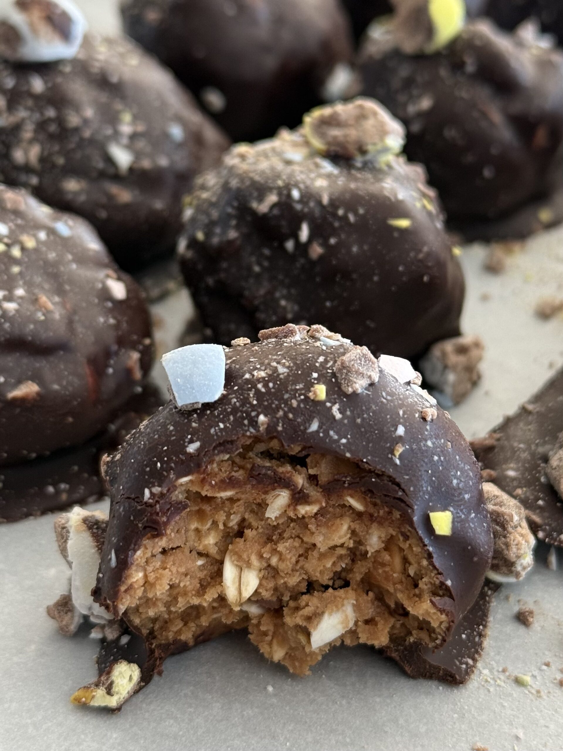 Cadbury Mini Egg Protein Balls