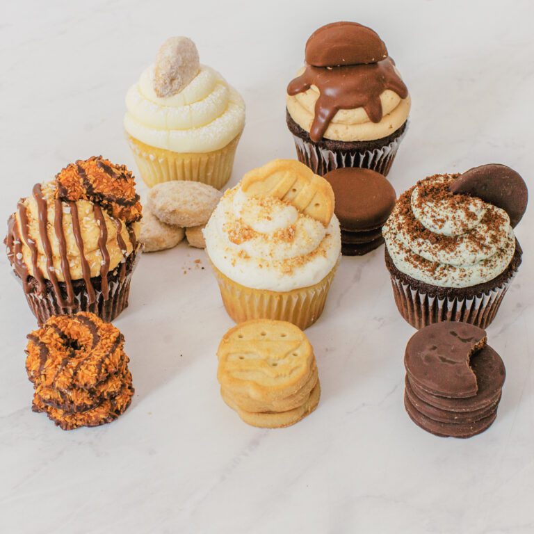 Girl Scout Cookie Cupcakes (Inspired by Your Favorite Flavors)