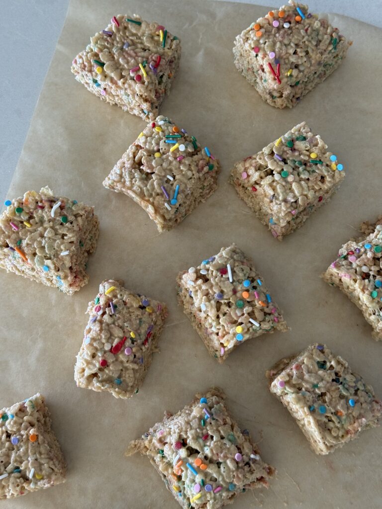 The BEST Gooey Protein Rice Krispie Treats