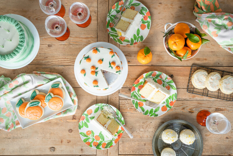 summer dessert table