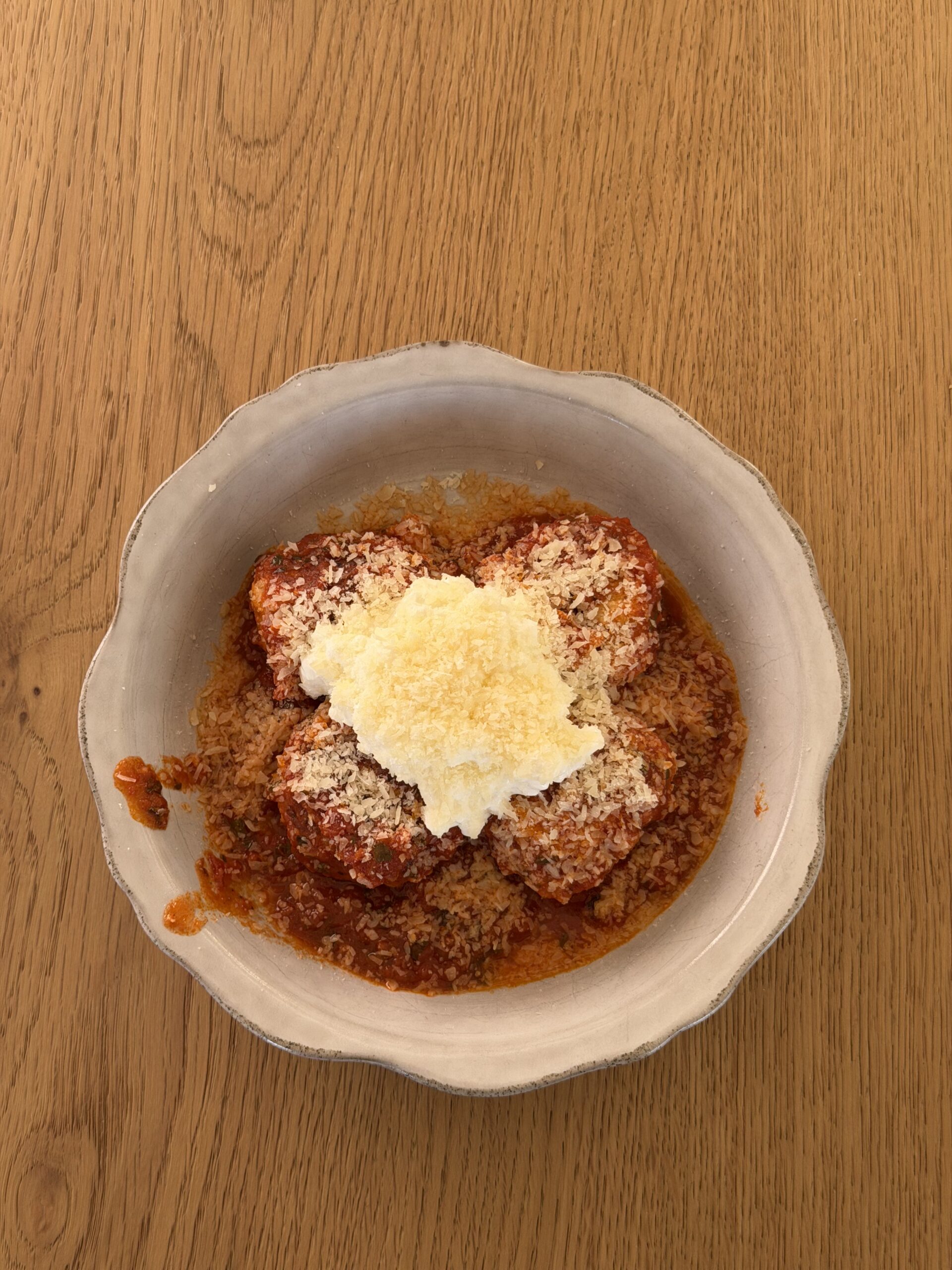 Hailey Bieber’s Chicky Meatballs