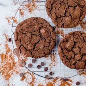 Triple Chocolate Cookies