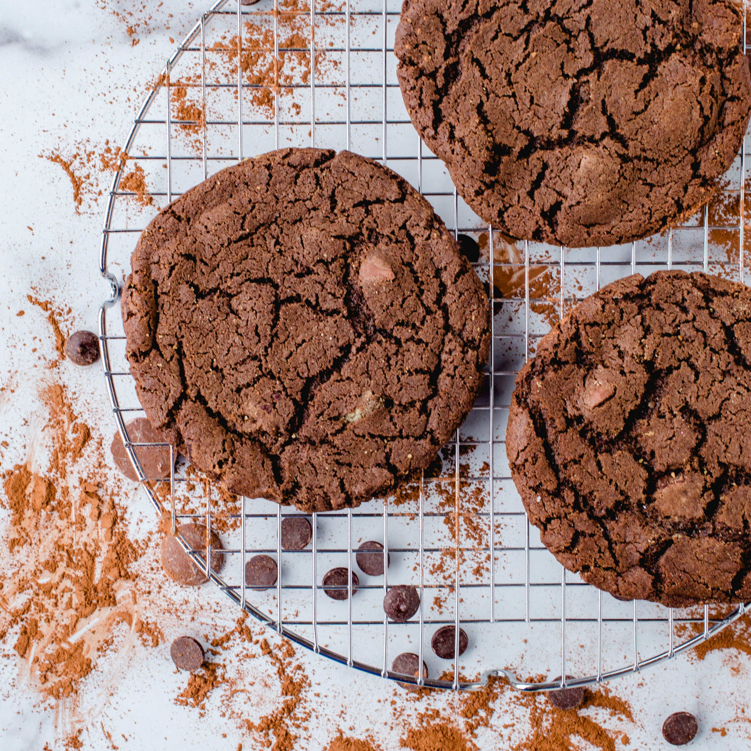 Triple Chocolate Cookies