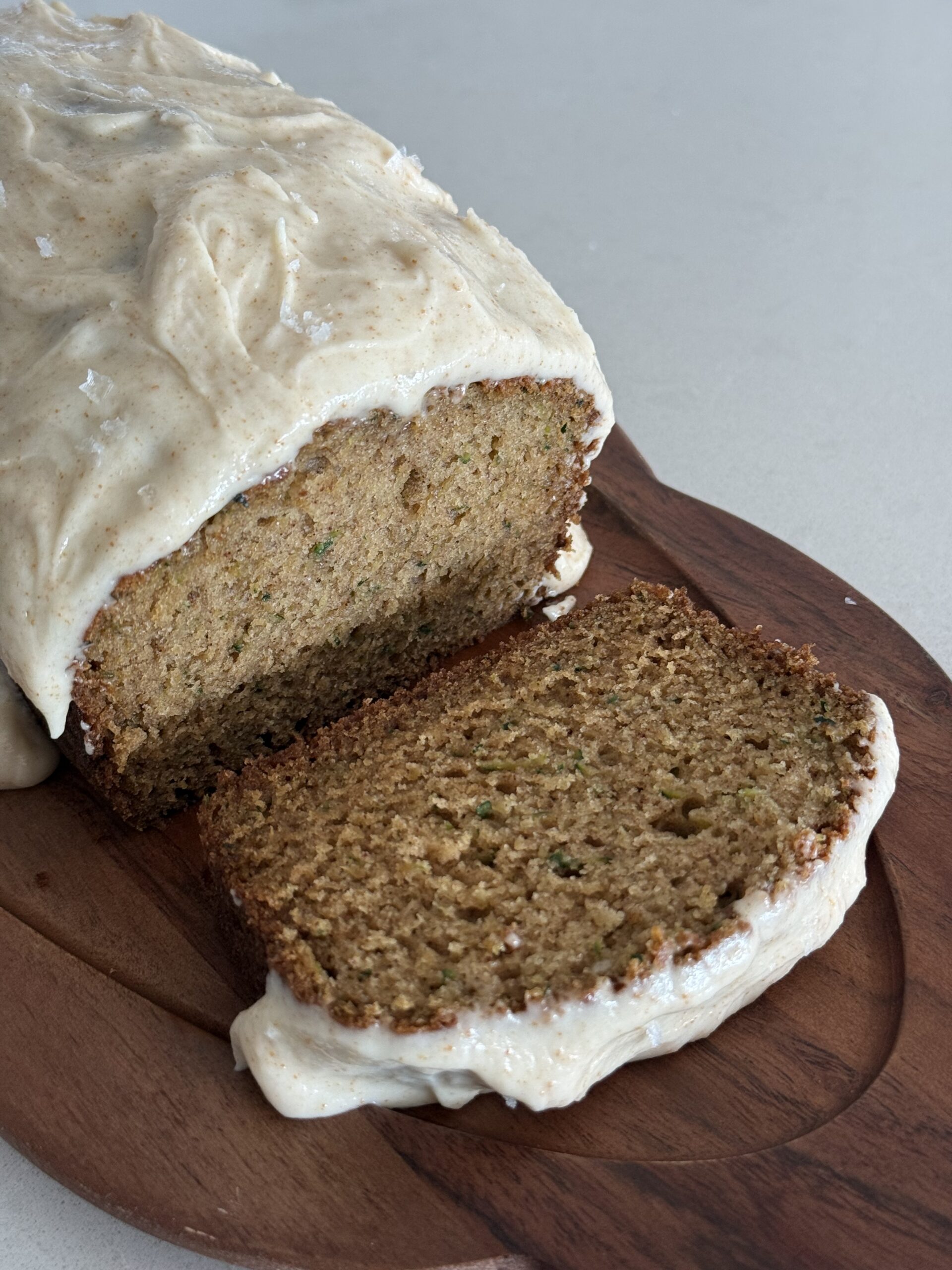 brown butter frosted zucchini bread