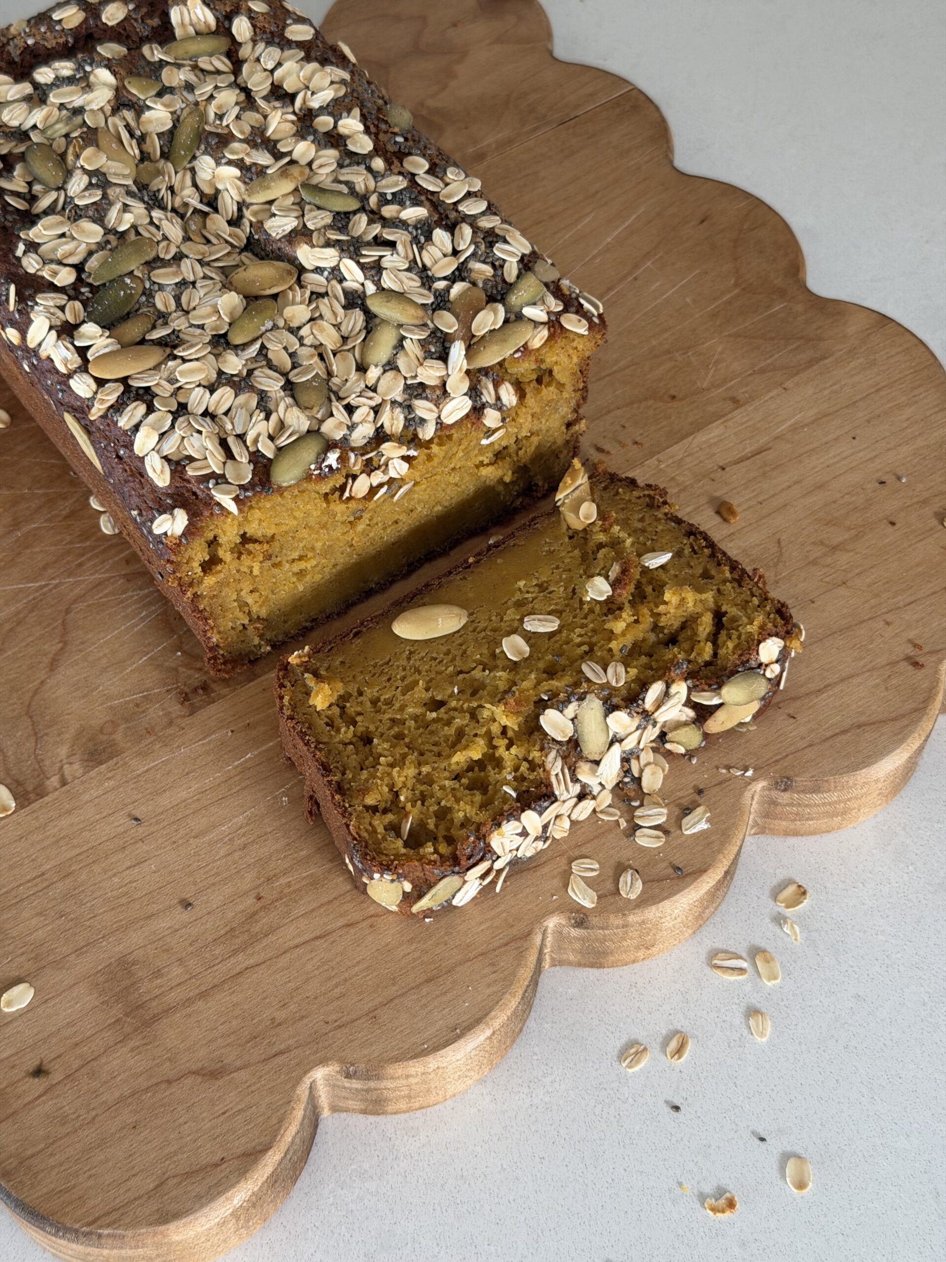 Super Moist Pumpkin Protein Bread